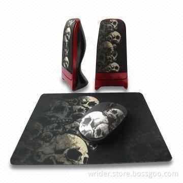 2.0 Speaker/3D Optical Mouse/Mouse Pad with 3W RMS and 800DPI Resolution